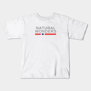 The Natural Wonders of Norway Kids T-Shirt